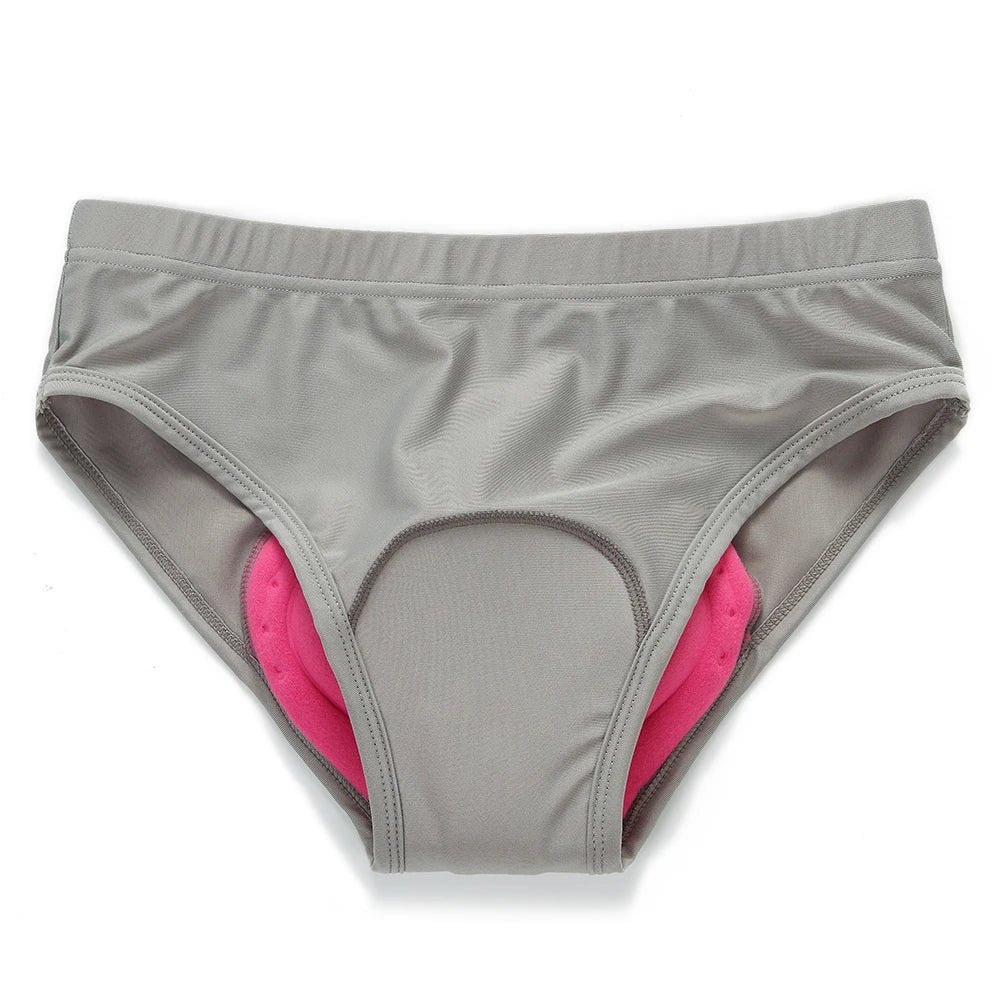 WOSAWE-pantalones cortos de ciclismo para mujer, ropa interior transpirable con