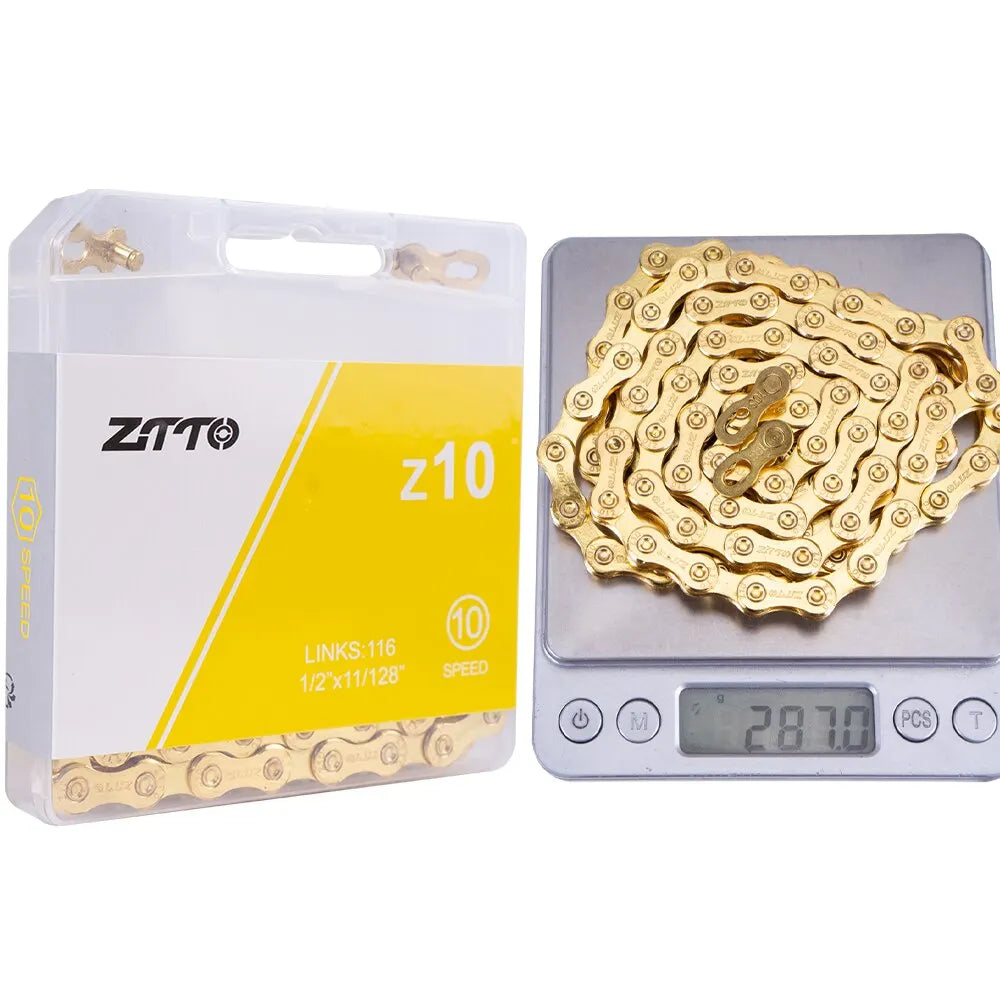 ZTTO-Cadena de bicicleta de 10, 11 y 12 velocidades, 10s, 11s, 12 s SLR, totalme
