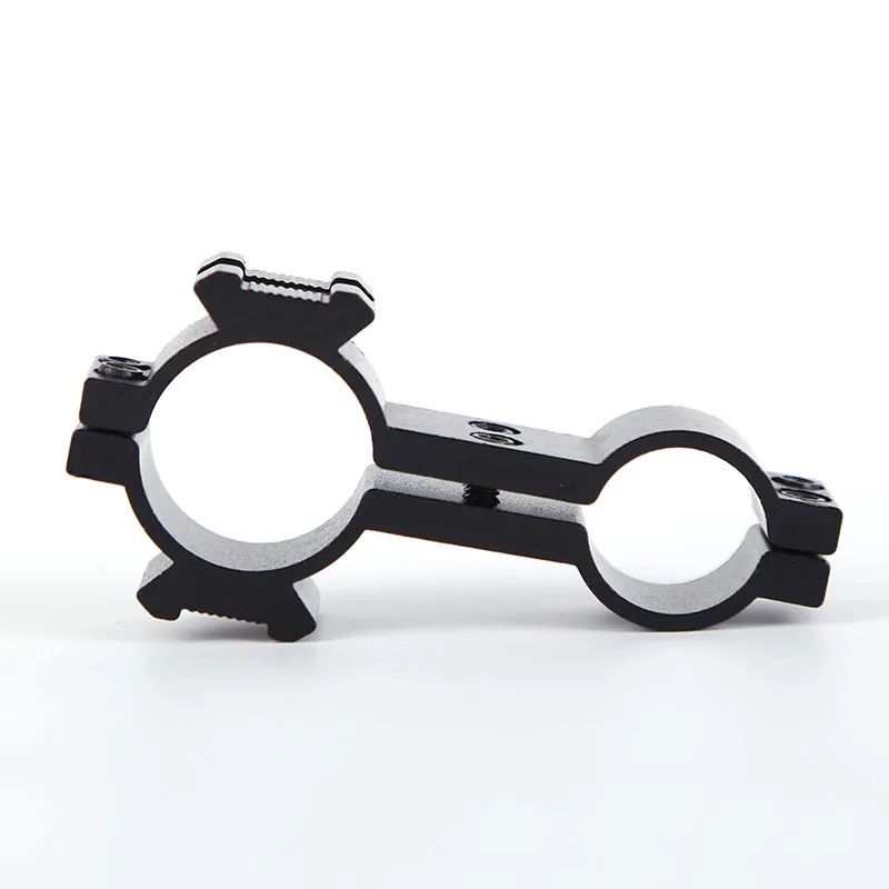 Nuevo tubo de abrazadera para Rifle figura 8 fijación anillos duales montaje con riel Picatinny Glock pistola mira linterna Ar 15 Accesorios