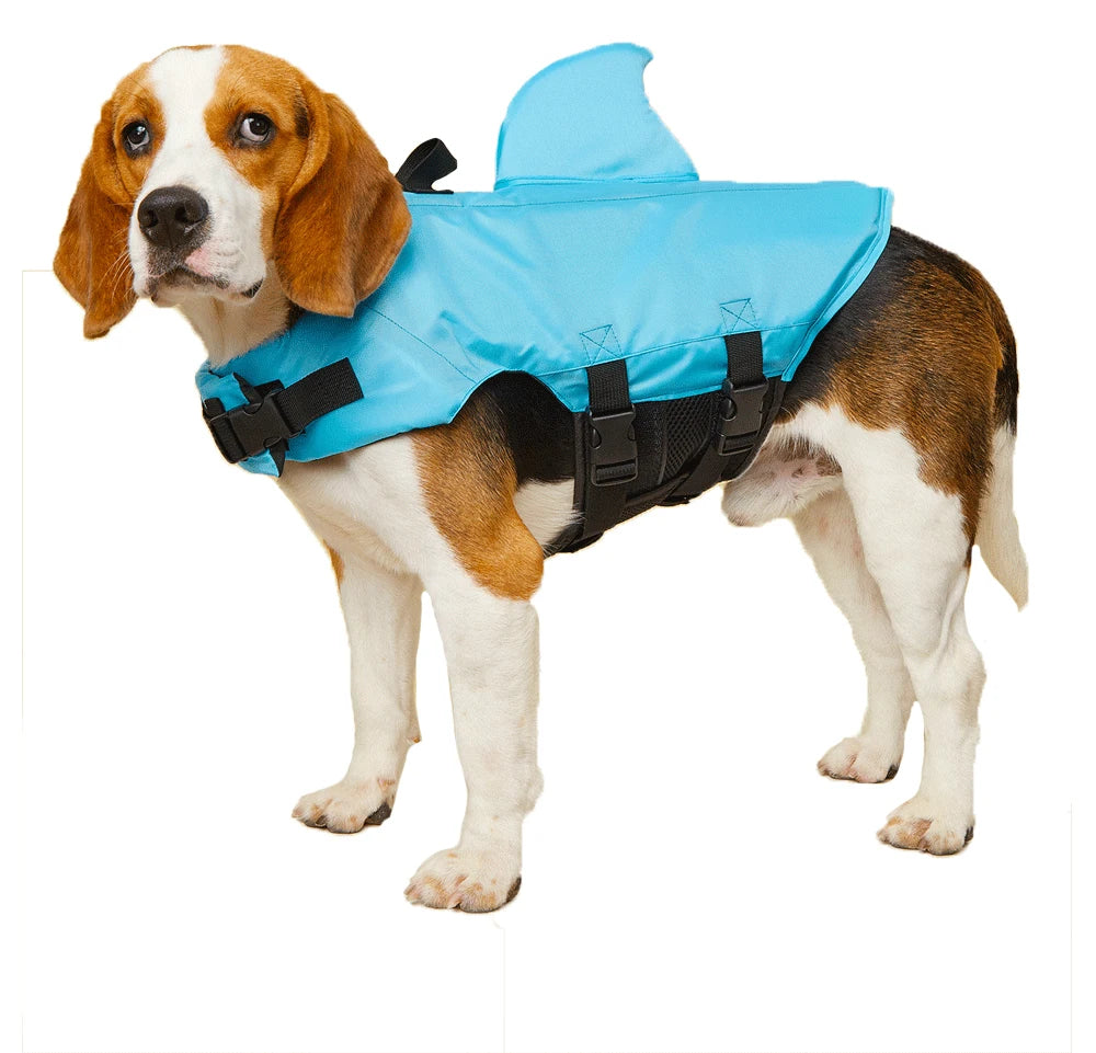 Life Jacket with Handle for Medium and Large Dogs Swimming Clothes c 