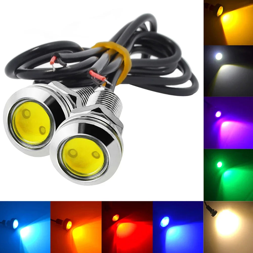 Luces De Circulación Diurna Led DRL para coche, lámpara de señal de estaciona