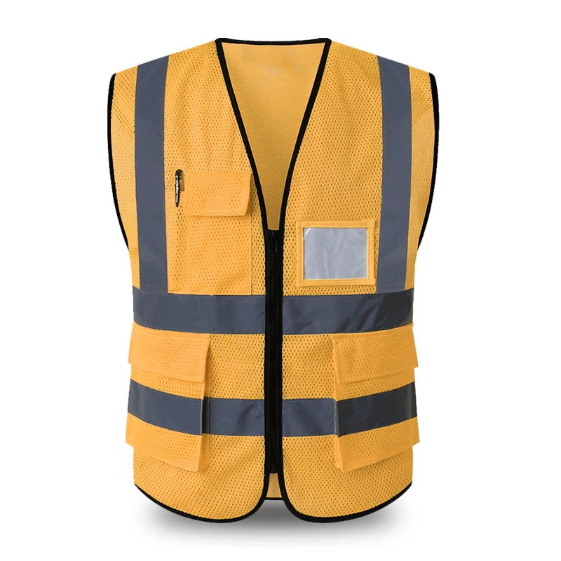 Men's Mesh Safety Vest Motorcycle Reflective Vest 