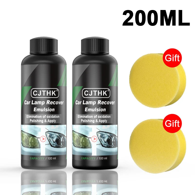 Kits de pulido para restauración de faros de coche, pasta de limpieza para repa