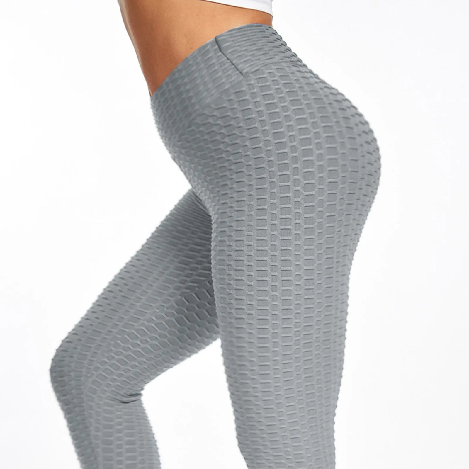 Pantalones de Yoga de cintura alta para mujer, mallas adelgazantes con Control d