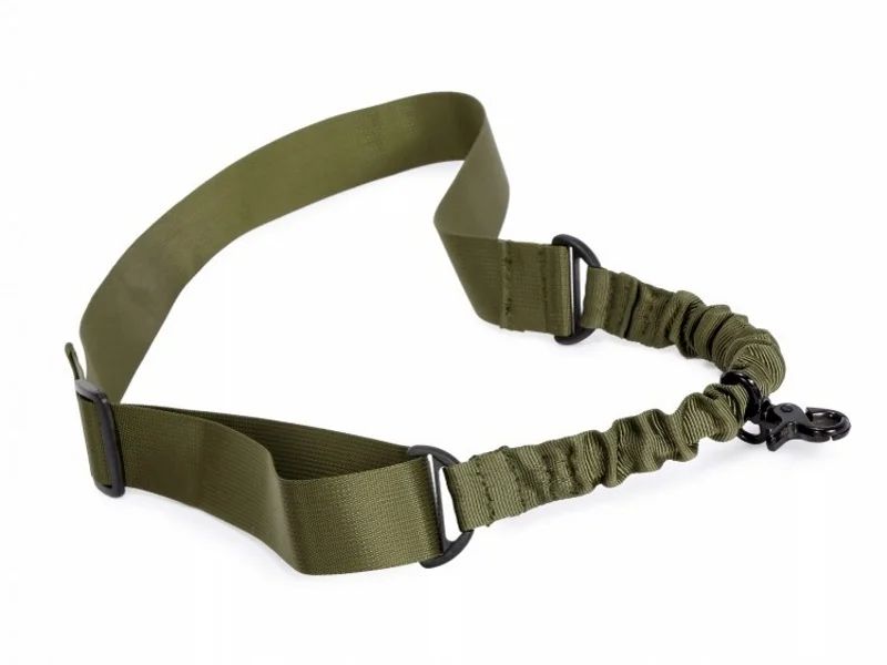 Correa de hombro para pistola de un solo punto, cinturón ajustable, accesorios de caza al aire libre, cuerda elástica para Rifle