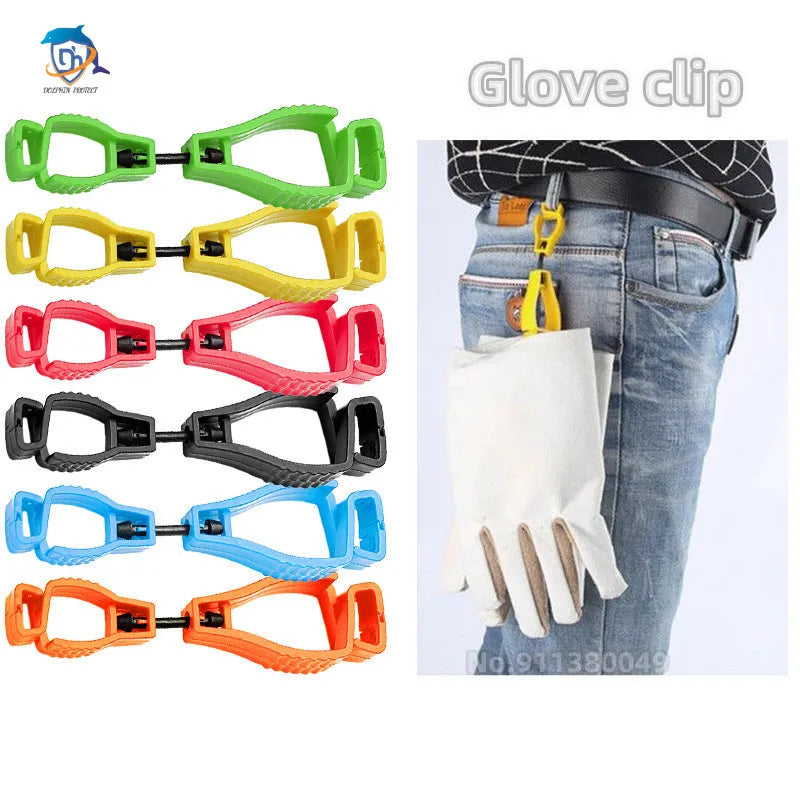 2 Pieces Work Glove Clip, Work Safety Clip, Gua Clip 