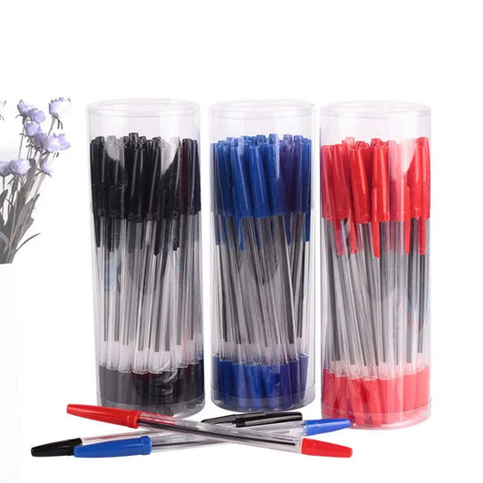 1mm Tip Ballpoint Pen for Kids School Office Supplies Portable 