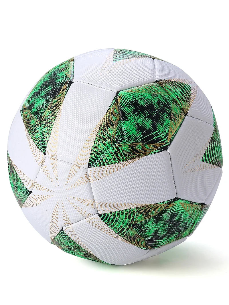 Standard size 5 soccer ball, machine sewn soccer ball, p