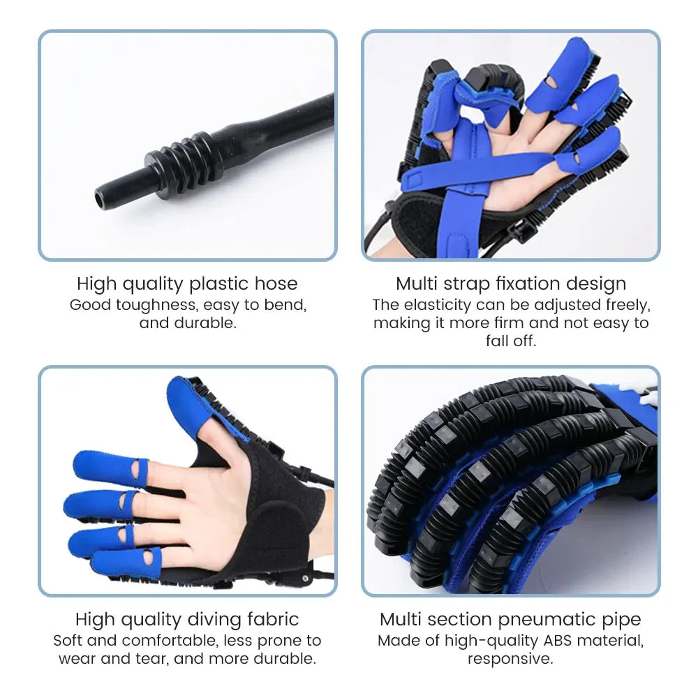 Left and Right Hand Finger Rehabilitation Exerciser Gloves 