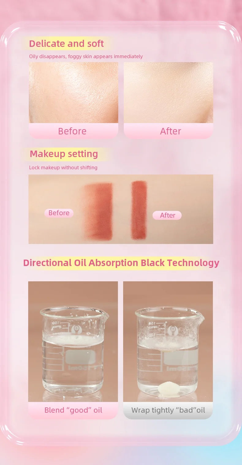 Jelly Loose Powder Oil Control, waterproof makeup, oil control, light