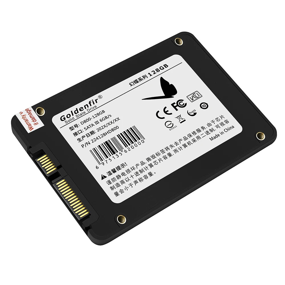Goldenfir-disco duro de estado sólido para ordenador portátil, 120GB, 128GB, 2