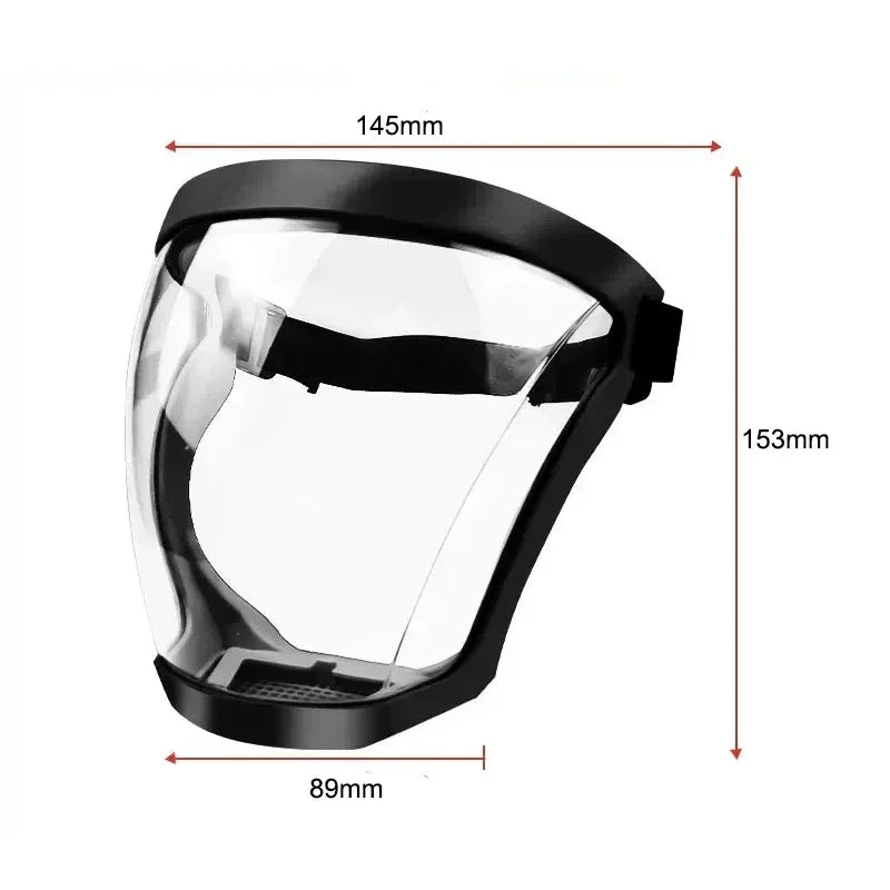 Full Face Protection Mask for Work Transparent Facial Protector 