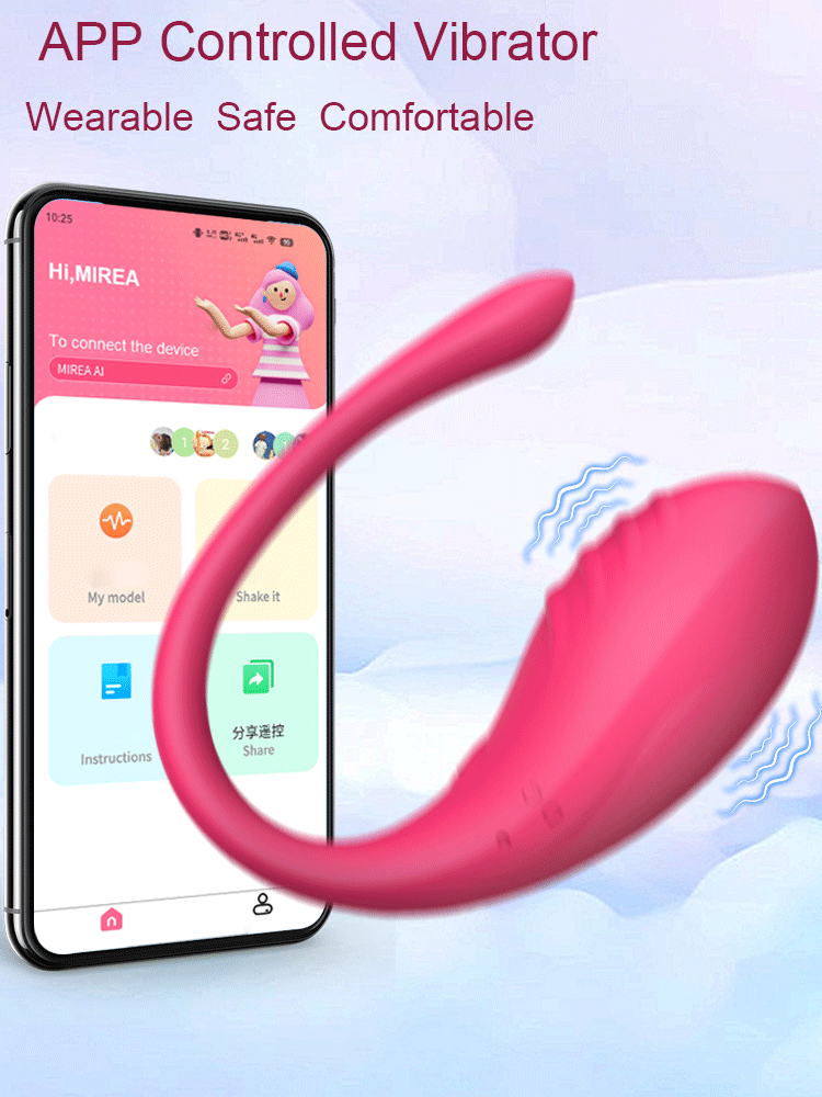 Vibrador inalámbrico con Bluetooth para mujer, estimulador de clítoris, huevo