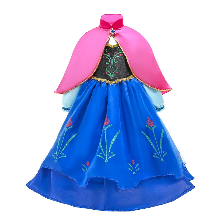 Girls Princess Dress Cinderella Snow White Aurora So Costume 