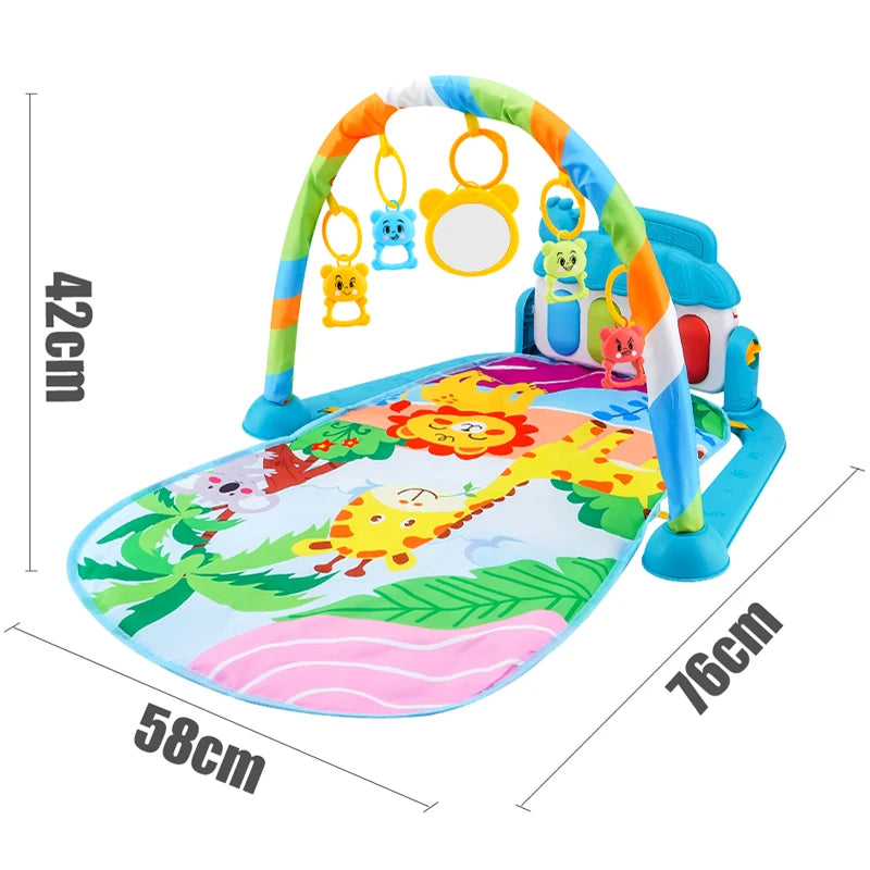 Soporte de Fitness para bebé, juego de música, juguetes de actividades de gimn