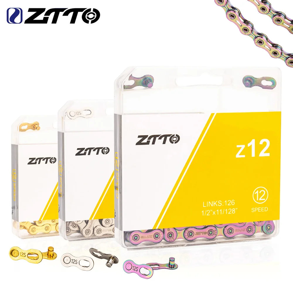 ZTTO-Cadena de bicicleta de 10, 11 y 12 velocidades, 10s, 11s, 12 s SLR, totalme