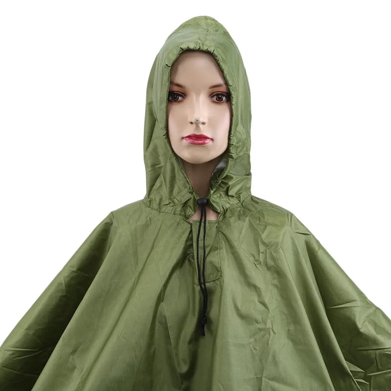 Adult 3 in 1 Waterproof Long Raincoat Rain Coat Jacket Co
