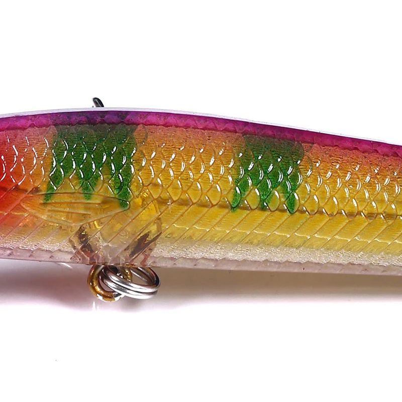 Señuelos de Pesca de pececillos, cebo duro flotante de 95mm y 7g, cebo Artifici