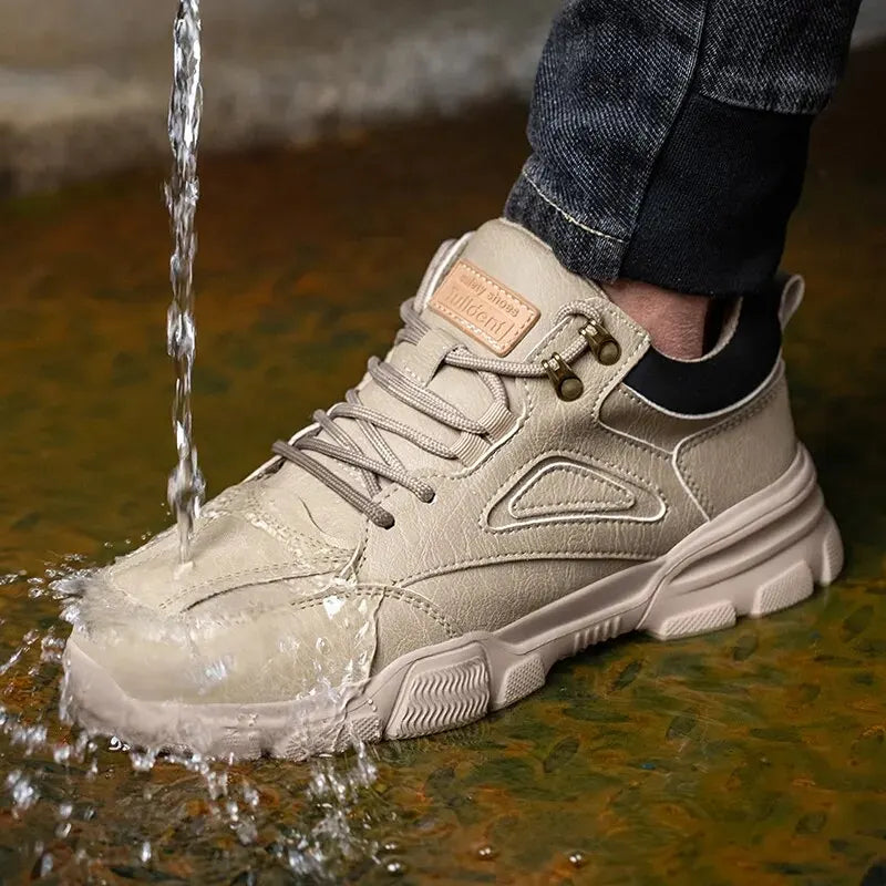 High quality men's safety shoes work sneakers with hebi 