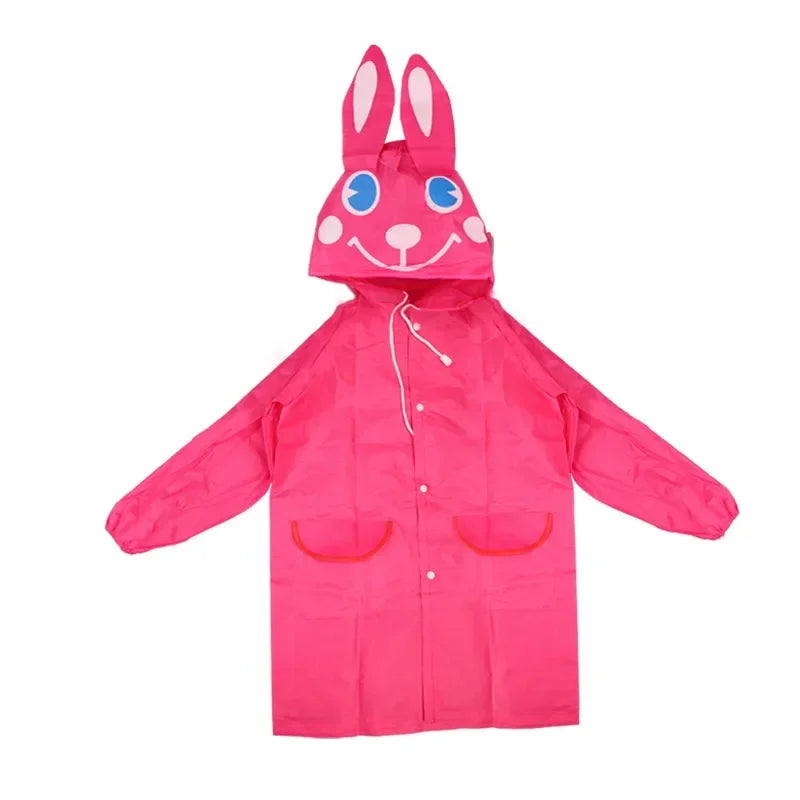 Chubasquero de dibujos animados para niños, Poncho de lluvia plegable, impermea