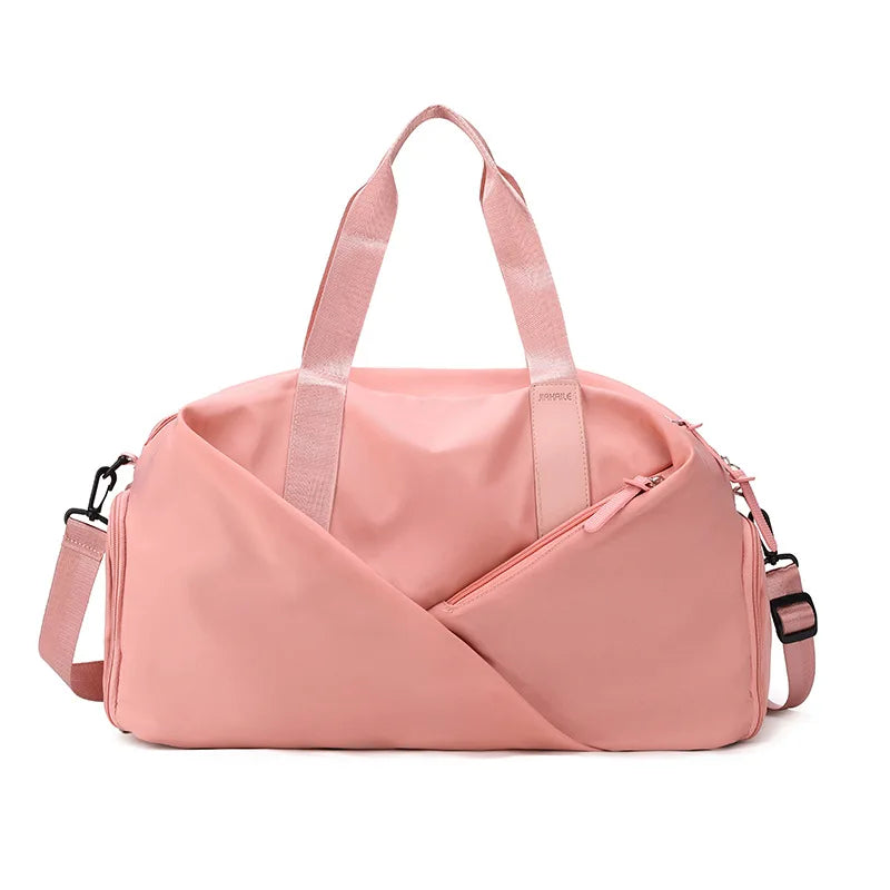 Bolsa de gimnasio deportiva para mujer, bolso de viaje multifunción, impermeable, para natación, Fitness, entrenamiento, Yoga, zapatos