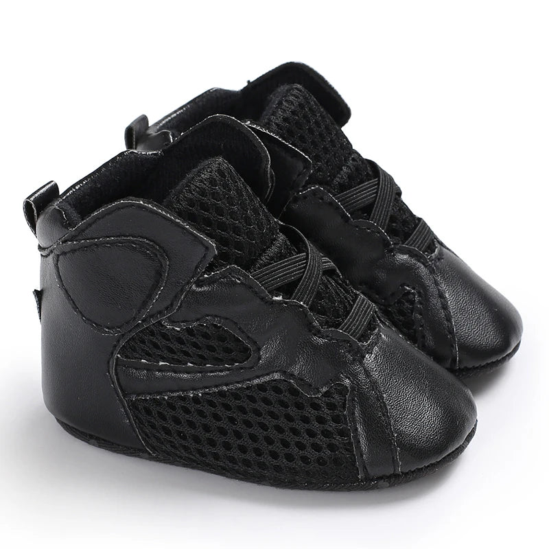 Baby High Top Basketball Sneakers Anti-Slip Casual Sports Shoes 