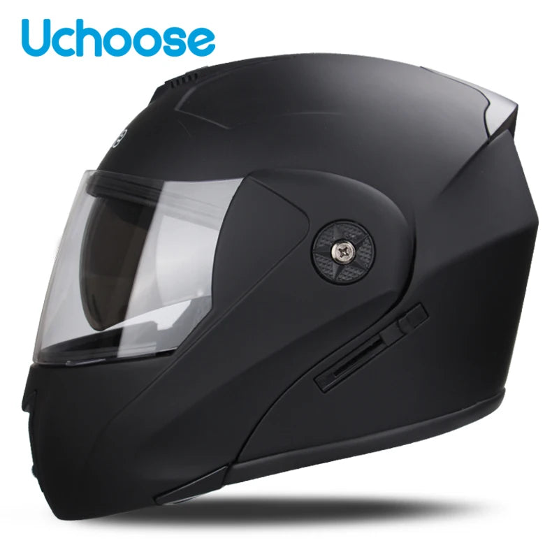 Uchoose Unisex Motorcycle Helmet Double Lens Secci? 