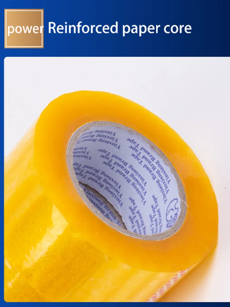 3 rollos de cinta de embalaje transparente, cinta de embalaje resistente para en