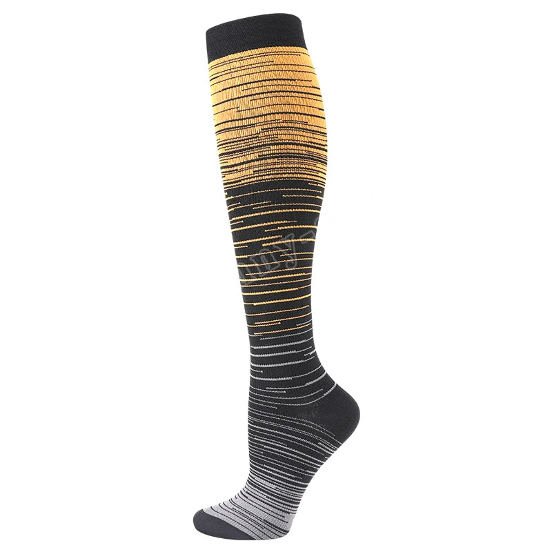 Running Compression Stockings Marathon Hiking Sports Socks 