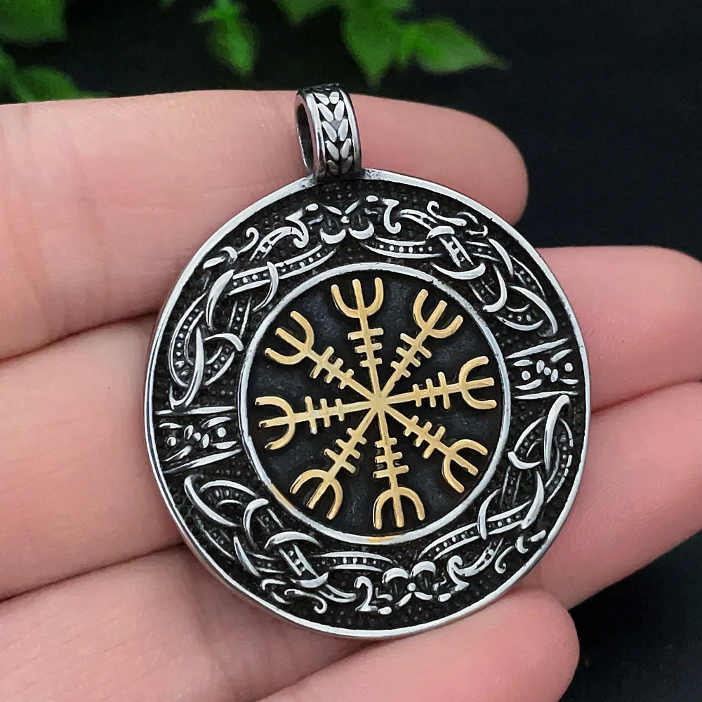 Collar Vintage vikingos Árbol de la vida para hombre, amuleto nórdico celta, c