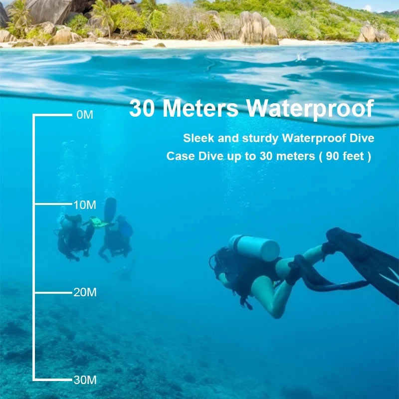 4K 1080P/30FPS WiFi 2.0" 170D Action Camera Underwater Camcorder 