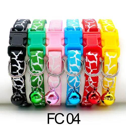 Adjustable Cat Collar with Bell Puppy Kitten Collar Wholesale 