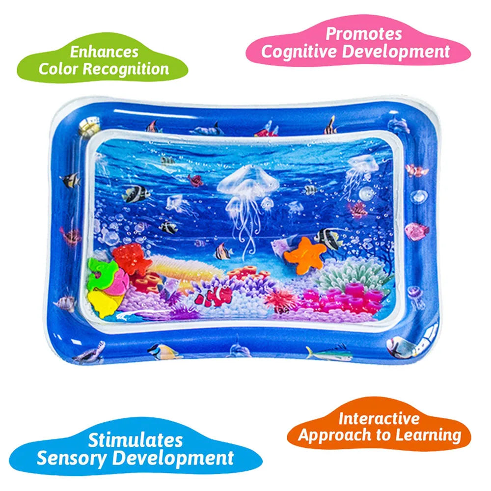 Baby PVC Inflatable Mat White Jellyfish Pad for Children p 