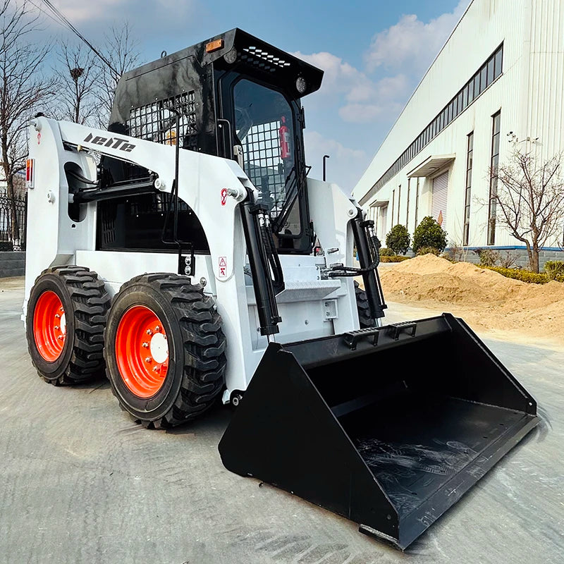 Small Rubber Tracked Skid Steer Loader Fork Skid Steer Loader 