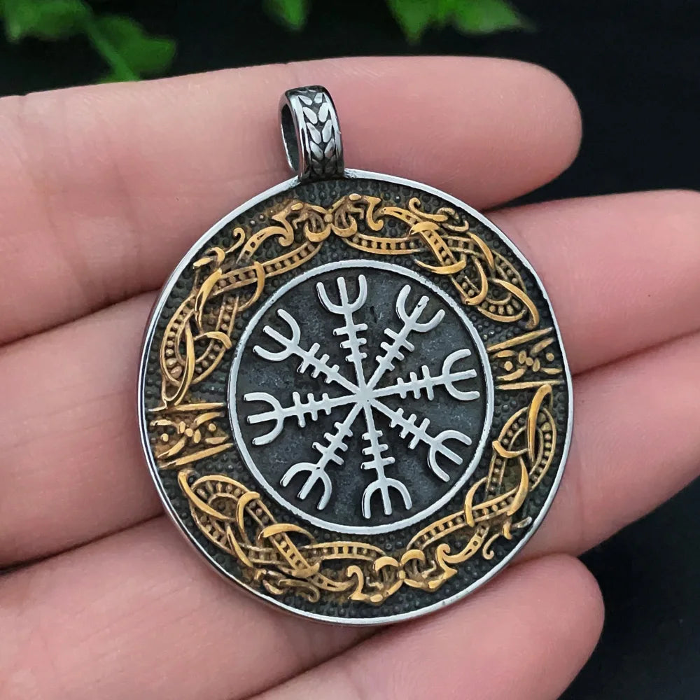 Vintage Vikings Tree of Life Necklace Men Celtic Norse Amulet C 