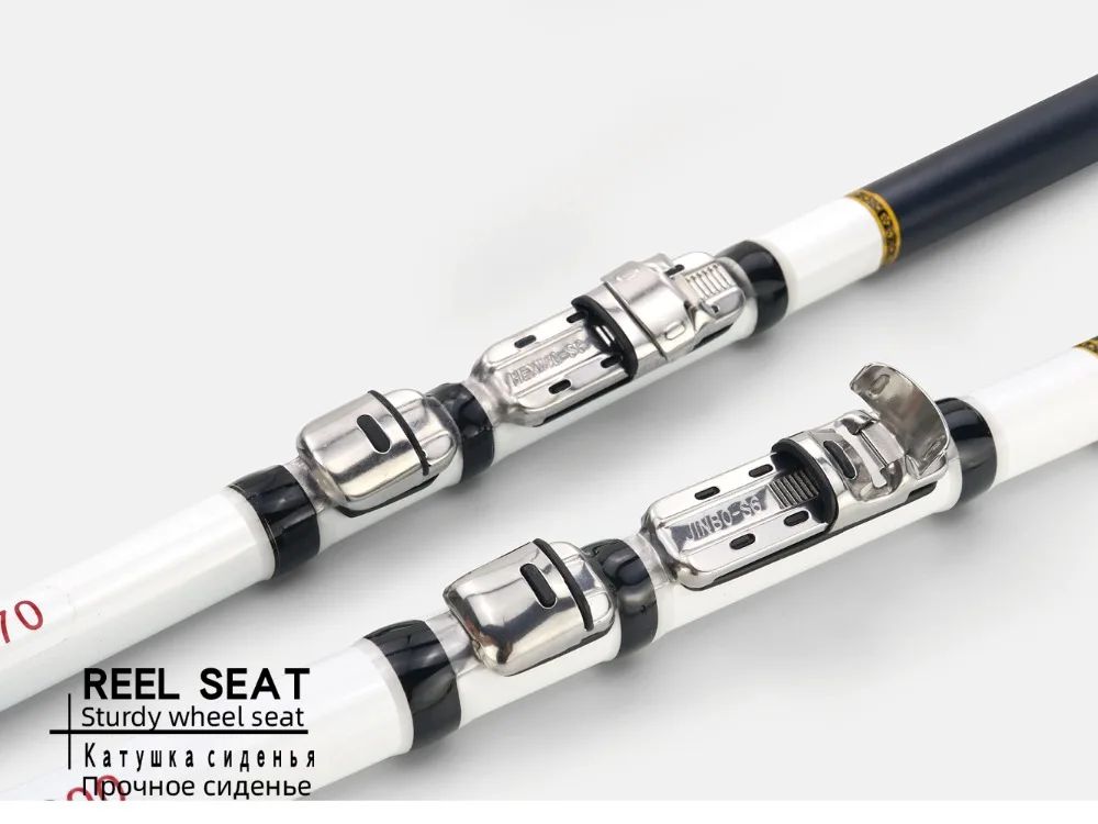 Caña de pescar giratoria de fibra de carbono JOSBY, Mini caña telescópica de 3M, 2,7 M, 2,4 M, 2,1 M, 1,8 M, 1,5 M, aparejos de pesca de alta calidad