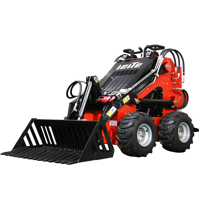 Chinese manufacturer cheap EPA 4WD perso multifunctional mini wheel loader 