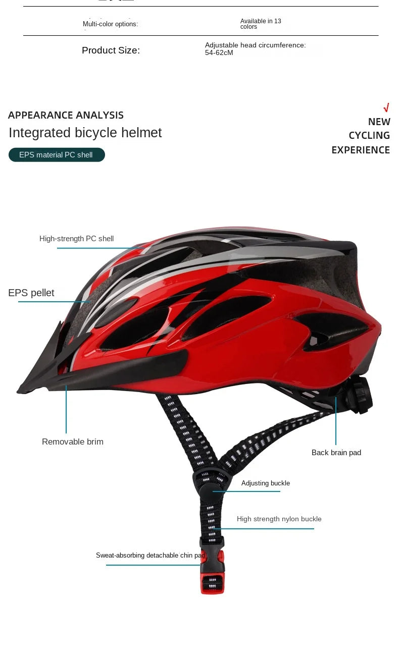 Cycling Helmet with Comfortable Liner for Men and Women 