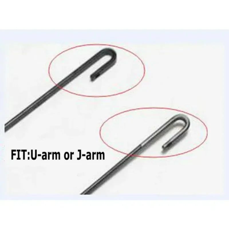 Universal Car Windshield Wiper Blades Frameless Soft Rubber U Type Blades