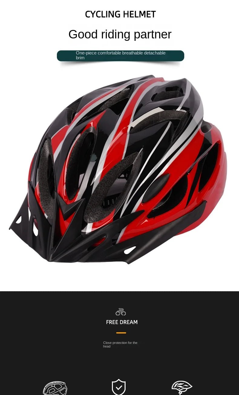 Cycling Helmet with Comfortable Liner for Men and Women 