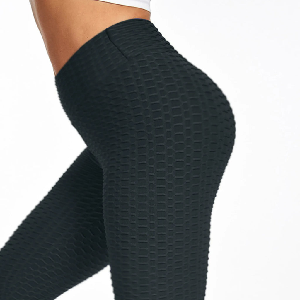 Pantalones de Yoga de cintura alta para mujer, mallas adelgazantes con Control d