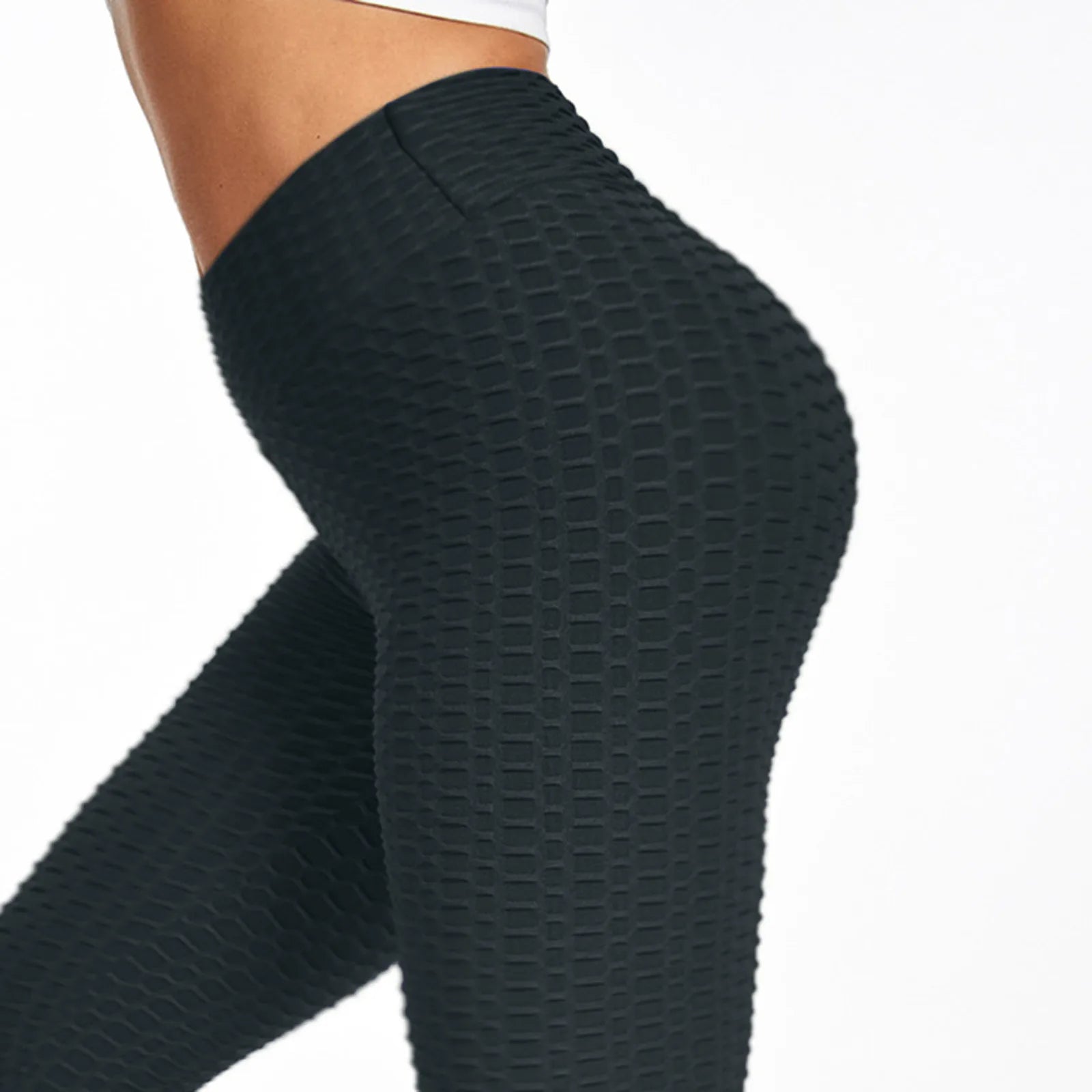 Pantalones de Yoga de cintura alta para mujer, mallas adelgazantes con Control d