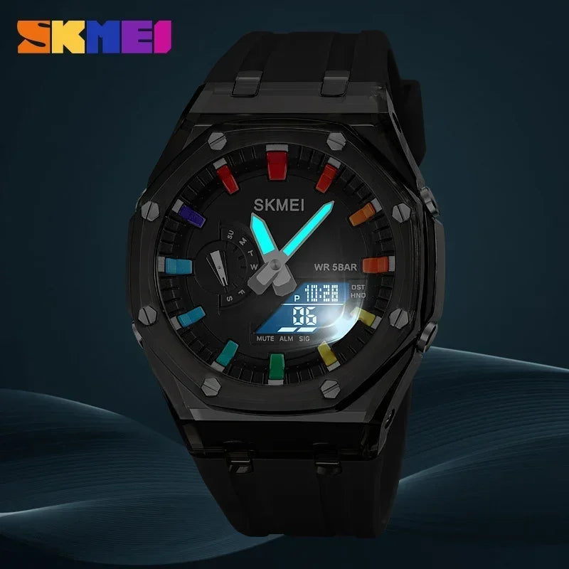 SKMEI Men's Electronic Wristwatch Countdown Stopwatch r 