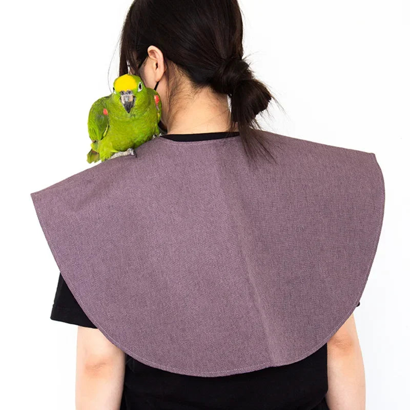 Parrot Diaper Poop Bib Shawl Arm Guards Anti-Scratch and Bite Bird Material