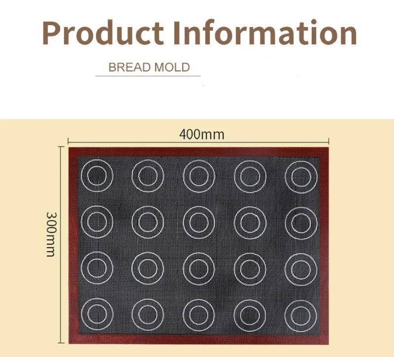 Perforated Silicone Baking Mat Non-Stick Baking Liner 