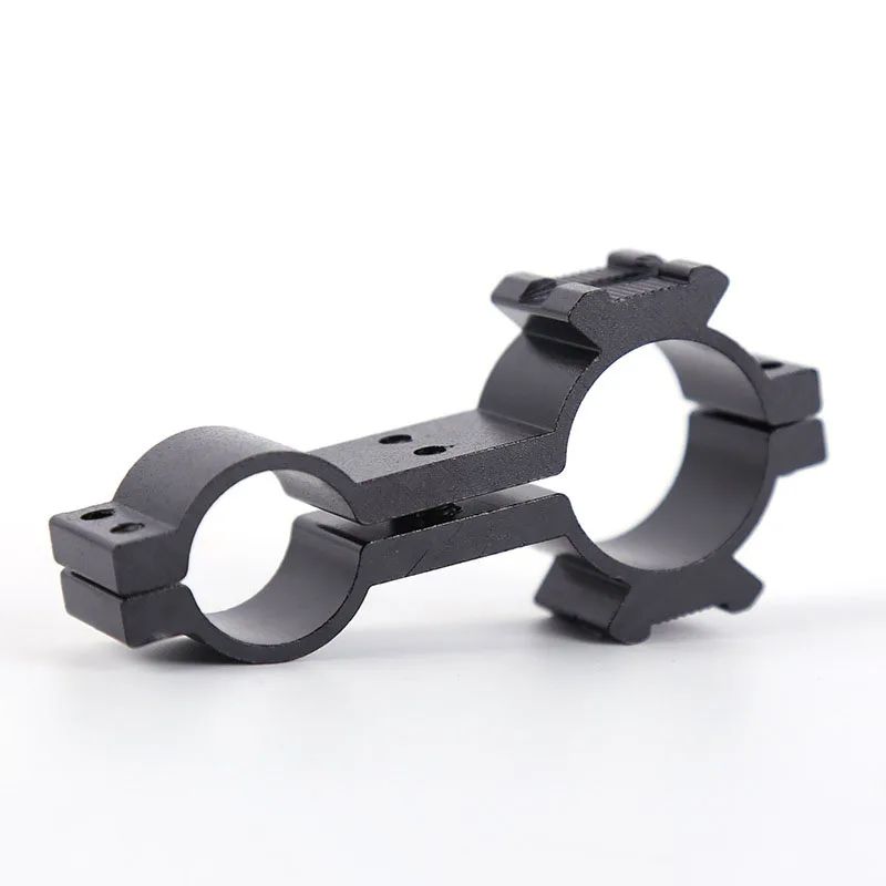 Nuevo tubo de abrazadera para Rifle figura 8 fijación anillos duales montaje con riel Picatinny Glock pistola mira linterna Ar 15 Accesorios