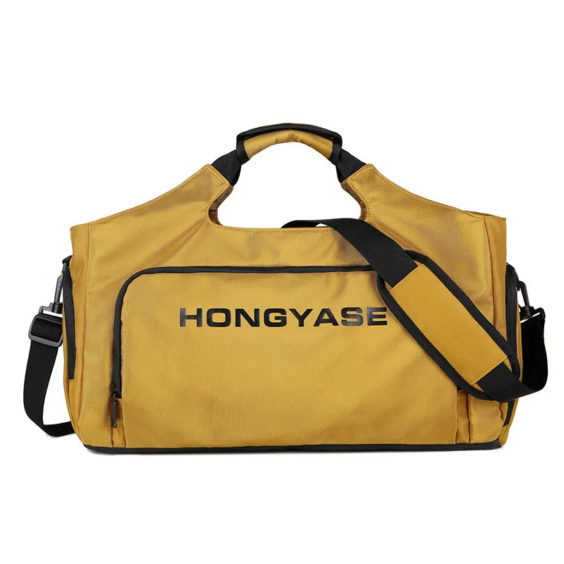 Bolsa deportiva de gimnasio para hombre, bolso de viaje para Fitness, bolsillo para zapatos, equipaje, bolso de mano impermeable, bolso de hombro para fin de semana al aire libre