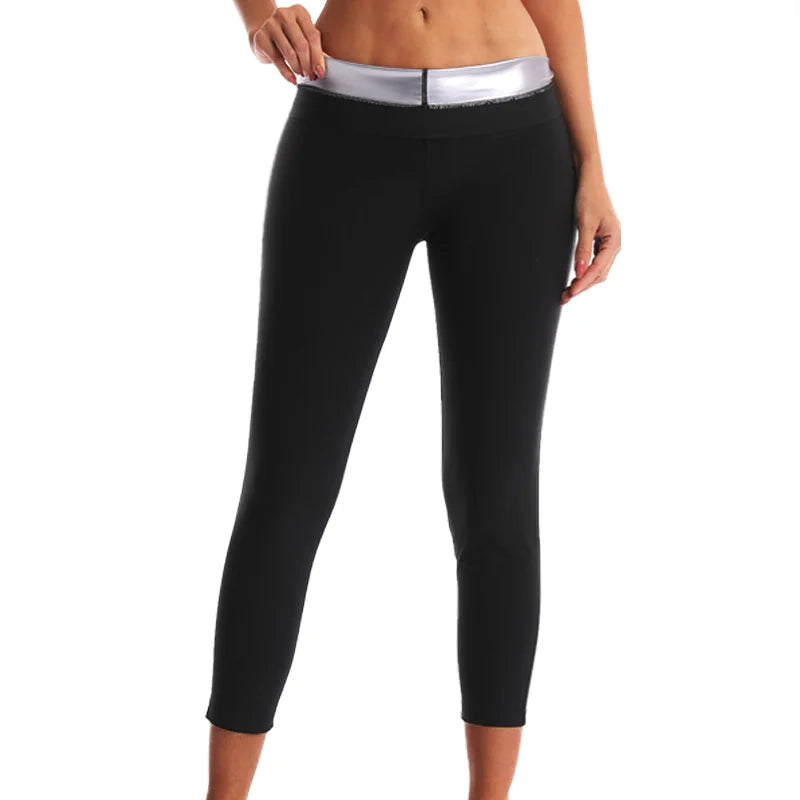 Women's Sweat Sauna Pants Body Shaper Weight Loss 