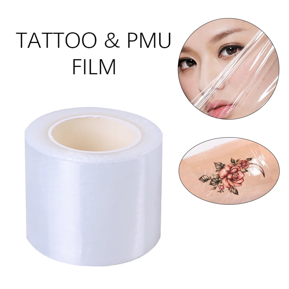 Disposable plastic tattoo film transparent cover for micro 