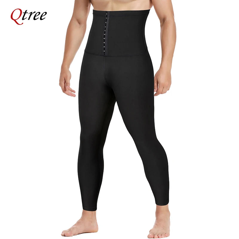 Qtree-moldeador de Cuerpo Adelgazante para hombre, pantalones cortos de Control